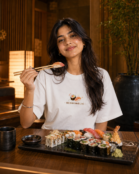 Snackcore foodie aesthetic oversized graphic t shirts collection for girls