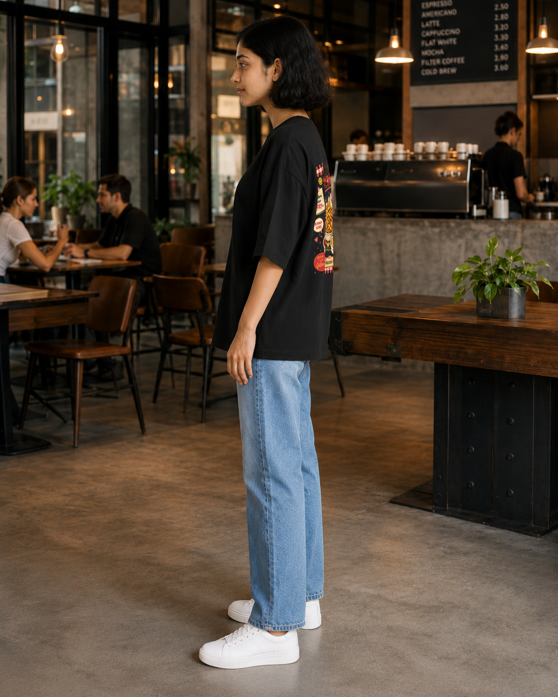 Person standing in a casual setting with a relaxed posture